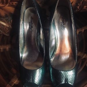 Charlotte Russe metallic heels